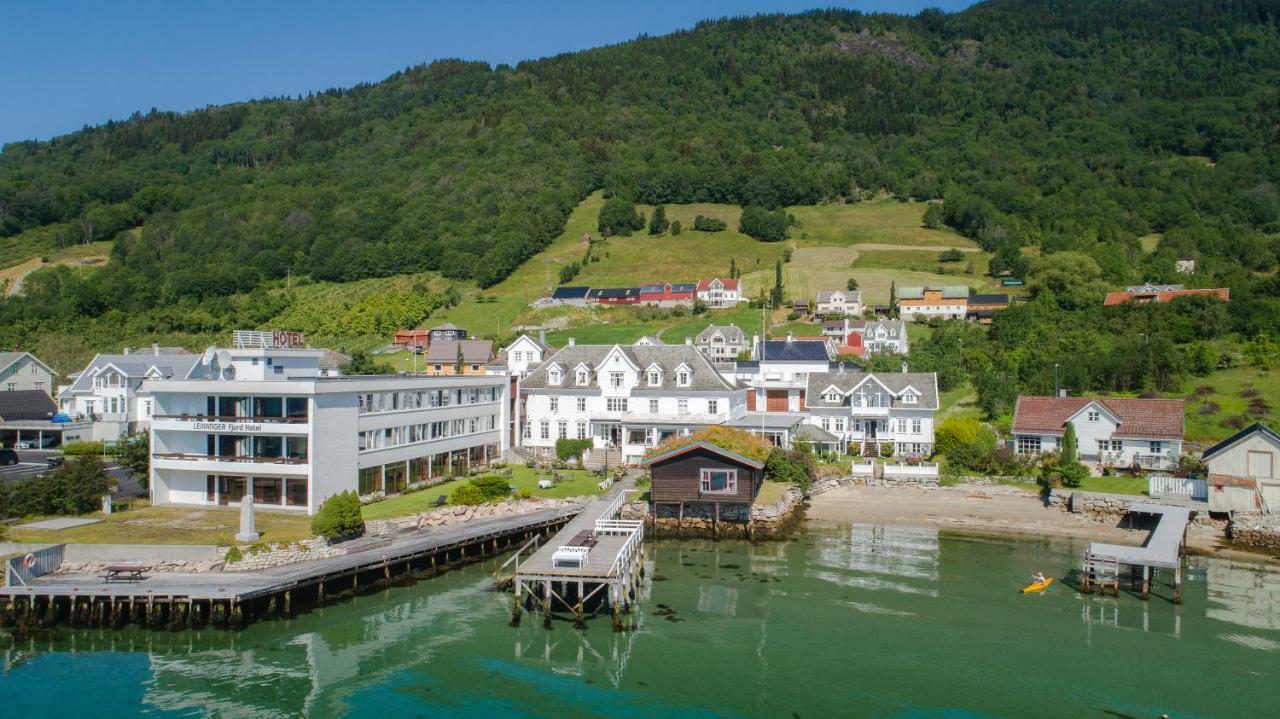 Leikanger Fjordhotel - Unike Hoteller Kültér fotó